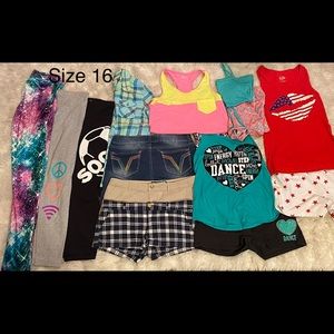 Girls Spring/Summer Clothing Bundle Size 16